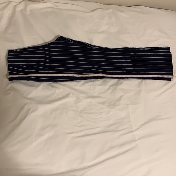 GAP Crop Flare Blue Stripe Pants - Picture 7 of 7